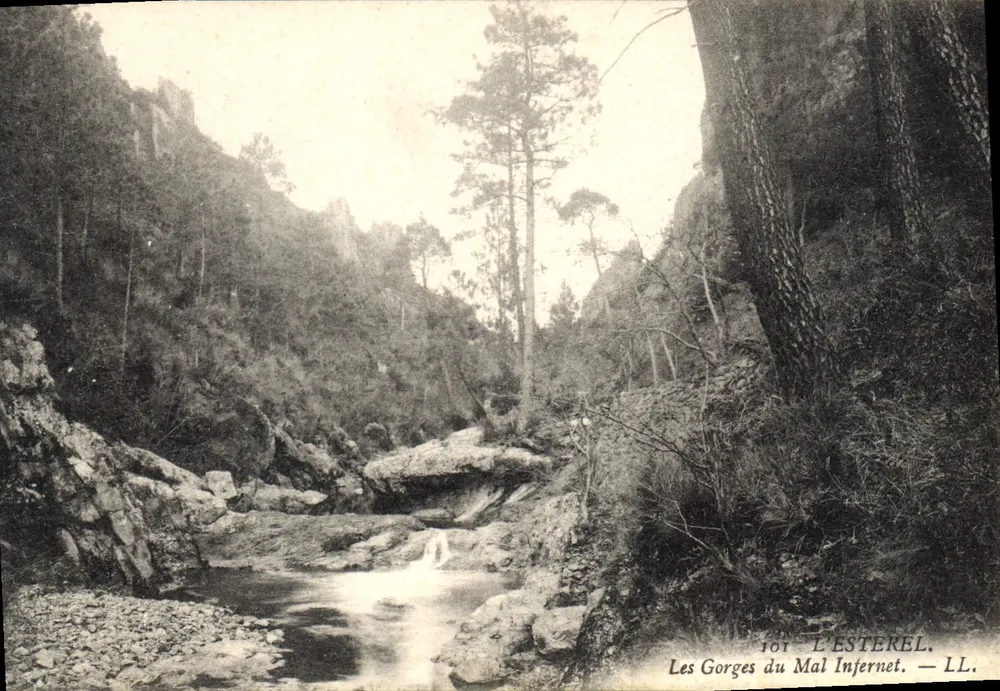 As Gorges do Mal Infernet — L'Estérel — LL. - Frente