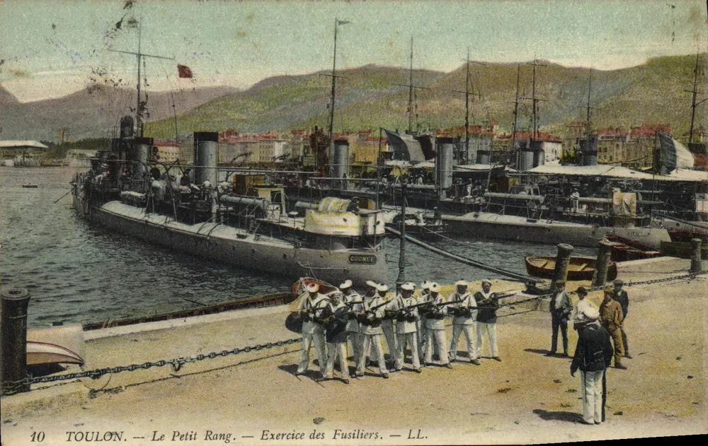 Toulon — Der Kleine Reihen — Übung der Schützen — LL. - Vorderseite