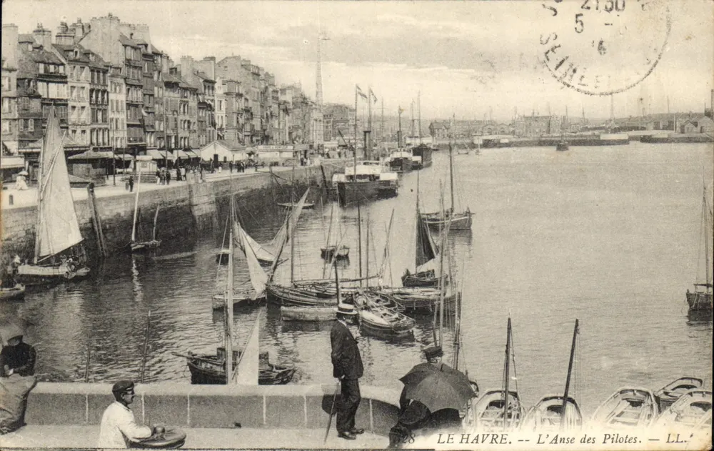 Le Havre — A Ense dos Pilotos — LL. n°28 - Frente