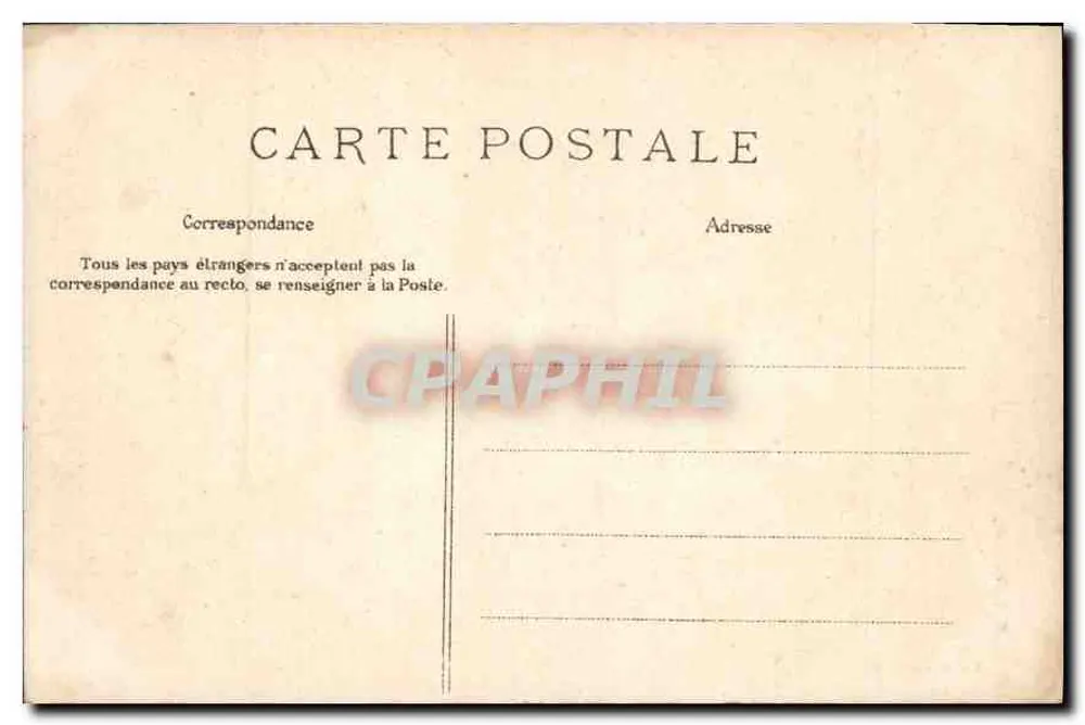 Le Havre — As Jetées — E. L. D. Paris, Coleção Mainier, n°16 - Verso