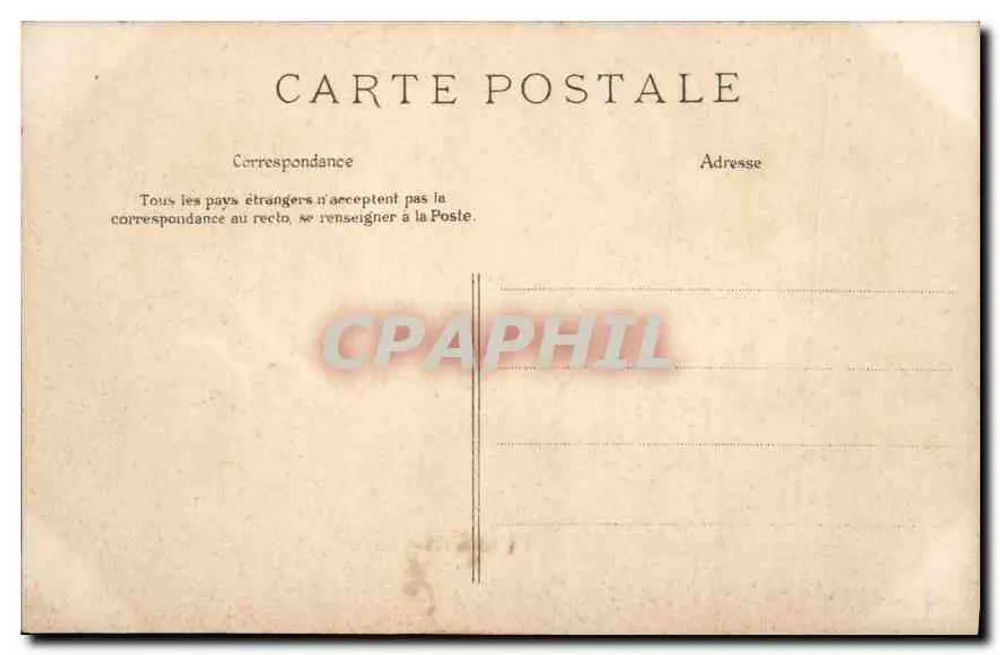 Le Havre — Die Mole an einem Sturmtag — J. M. Nr. 221 - Rückseite
