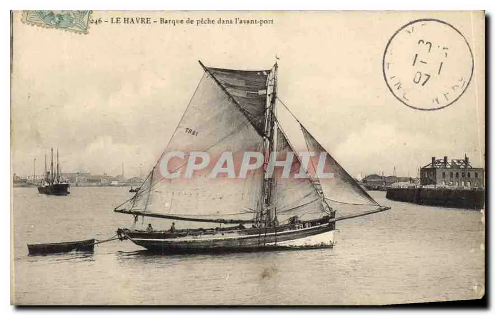 Le Havre — Fischschiff im Vorfach — n°246 - Vorderseite