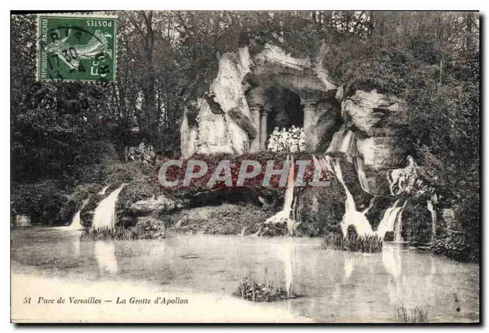 Parque de Versalhes — A Gruta de Apolo — J. Belamy, n°51 - Frente