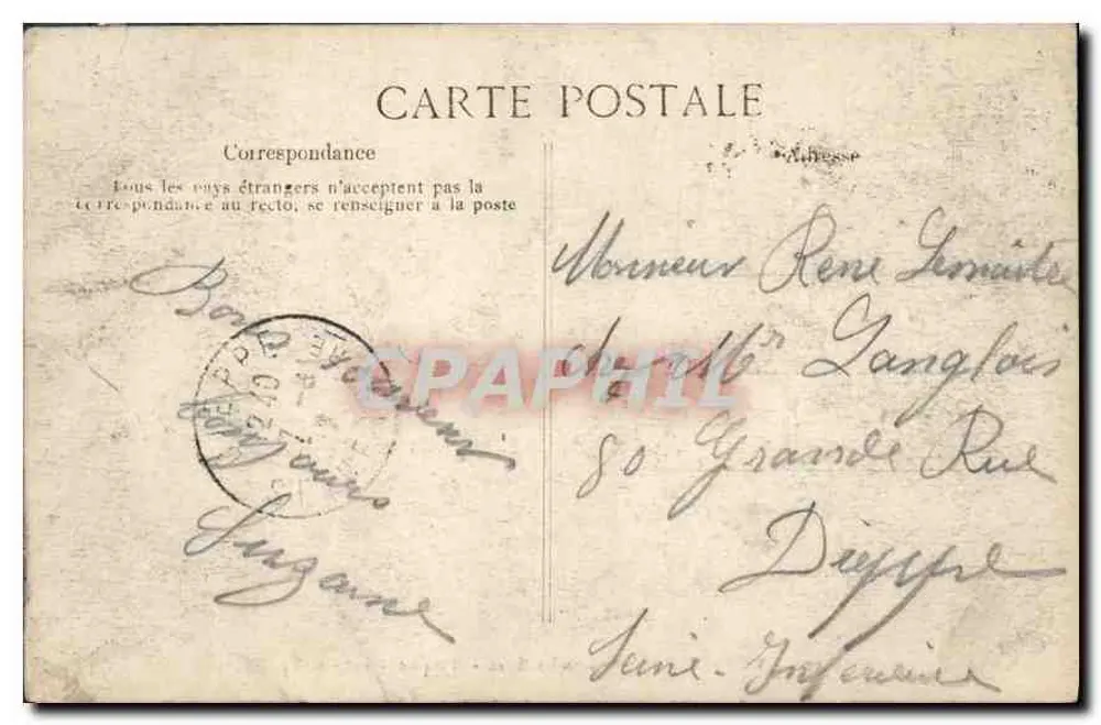 Versailles — Grandi Acque — Bosquet des Rocailles — Editore B.D. n°290 - Verso