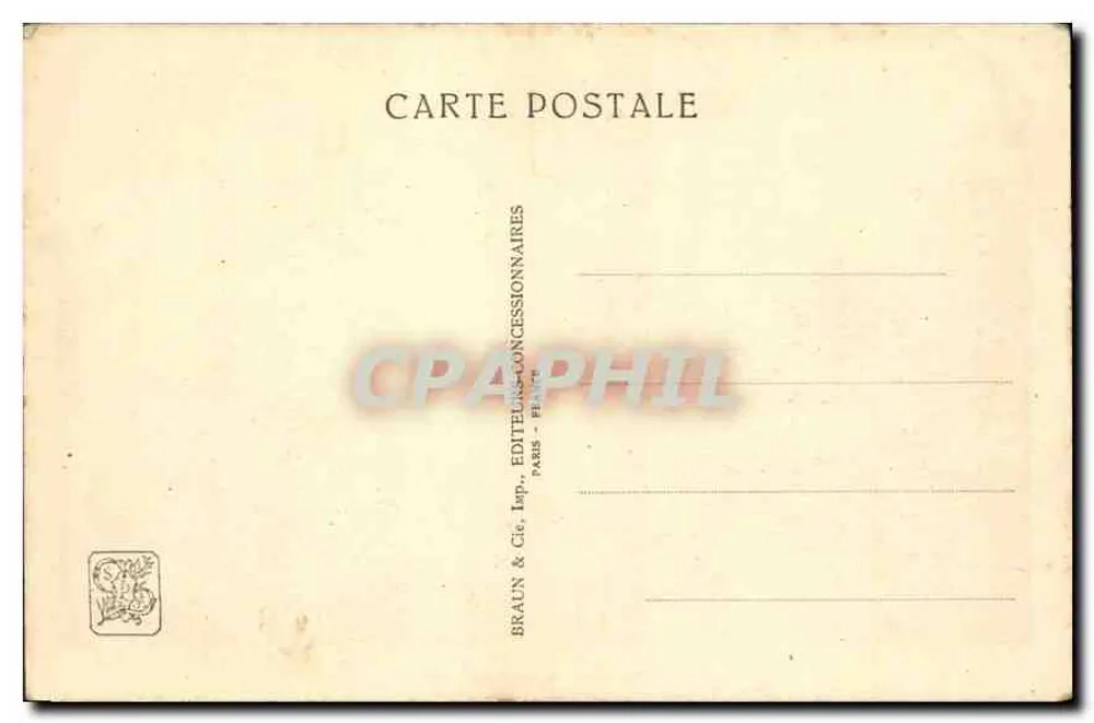 Pavillon der Guadeloupe — Internationale Kolonialausstellung — Paris 1931 — Ali Tur, Arch. D.P.L.G. - Rückseite
