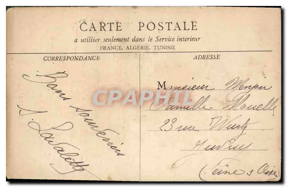 Bressanne — Międzynarodowa Wystawa Sztuki Dekoracyjnej i Przemysłowej, Paryż 1925 — B. F. Chalon-sur-Saône, nr 3 - Rewers