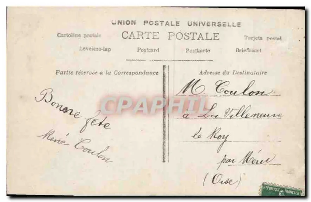 Criança com rosas e avião — Editora Elmitiés, n° 3544 - Verso