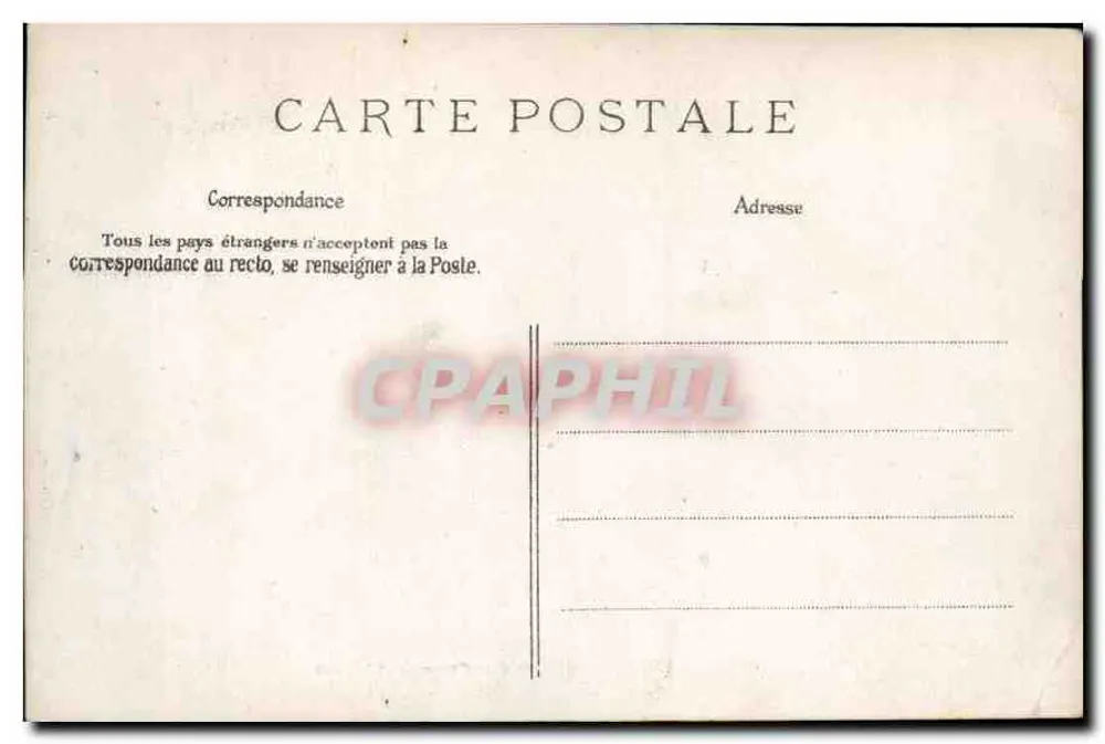 Paris — Avenida dos Campos-Élisée — E. L. D. n°364 - Verso