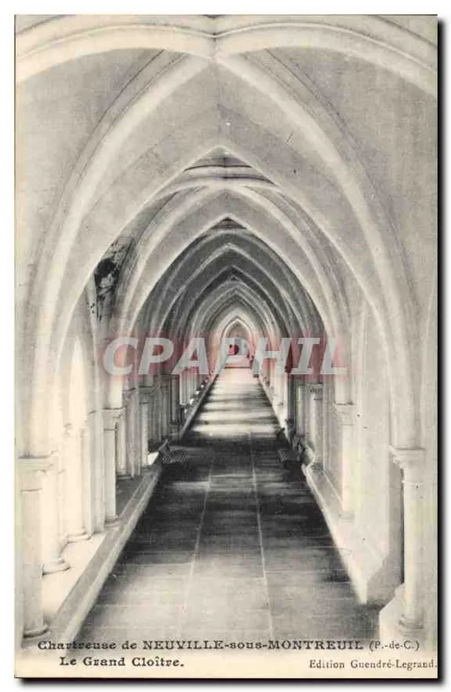 Chartreuse de Neuville-sous-Montreuil — Le Grand Cloître — Édition Guendré-Legrand - Vorderseite