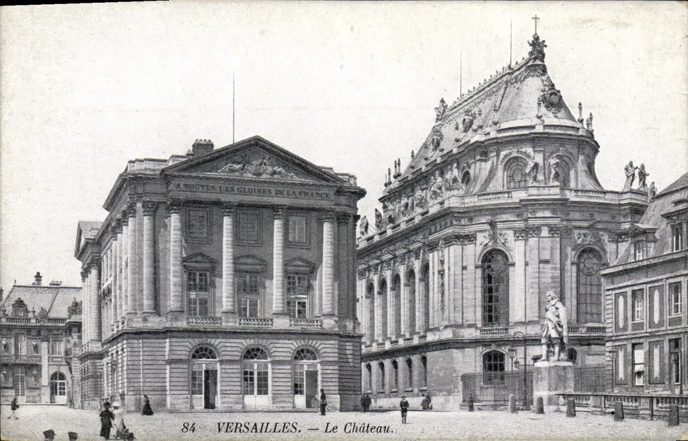 Versailles — O Castelo — Editor anônimo, n° 84 - Frente