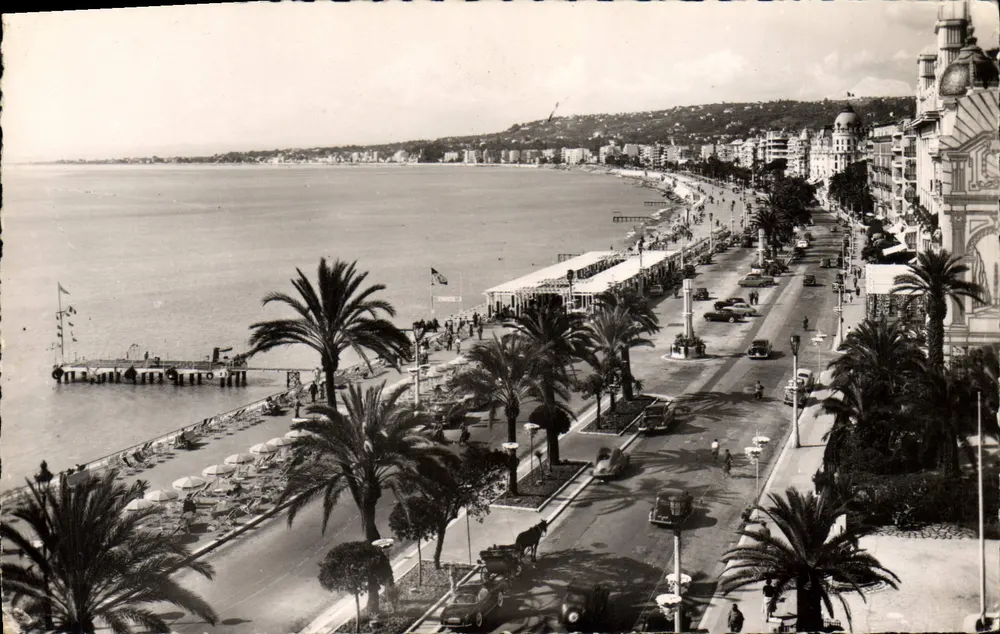 Die Côte d'Azur — Die Promenade des Anglais — Éditions de la Côte d'Azur, Nice - Vorderseite