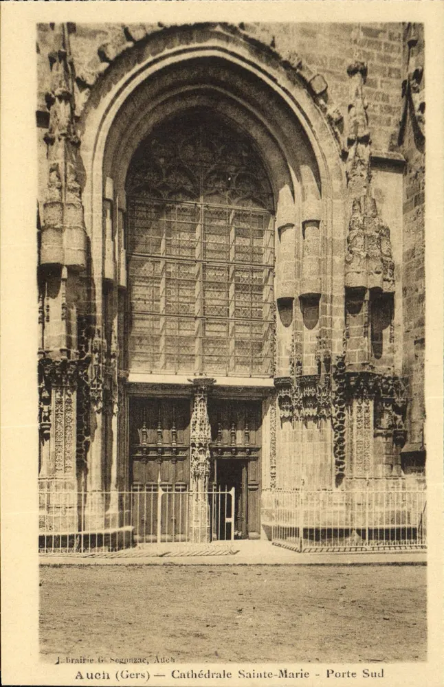 Auch (Gers) — Kathedrale Sainte-Marie — Südportal - Vorderseite