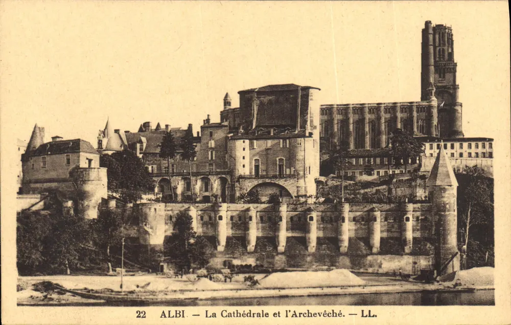 Albi — A Catedral e o Arcebispo — LL. - Frente