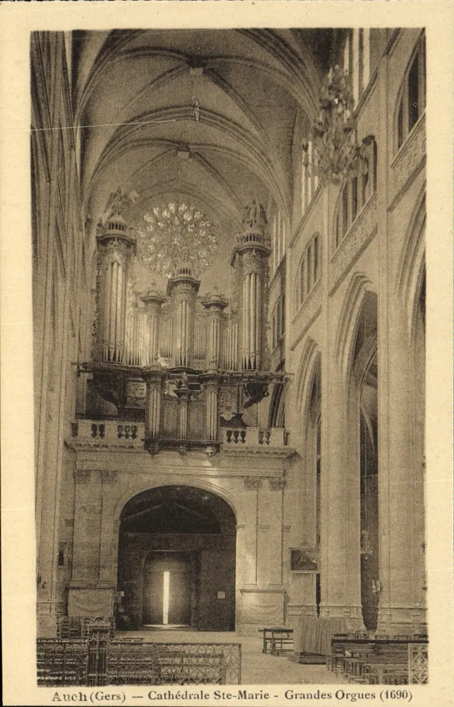 Auch (Gers) — Kathedrale Sainte-Marie — Große Orgeln (1690) - Vorderseite