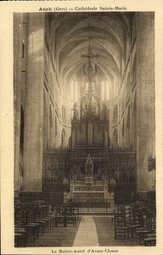 Auch (Gers) — Kathedrale Sainte-Marie — Der Meisteraltar des Chors - Vorderseite