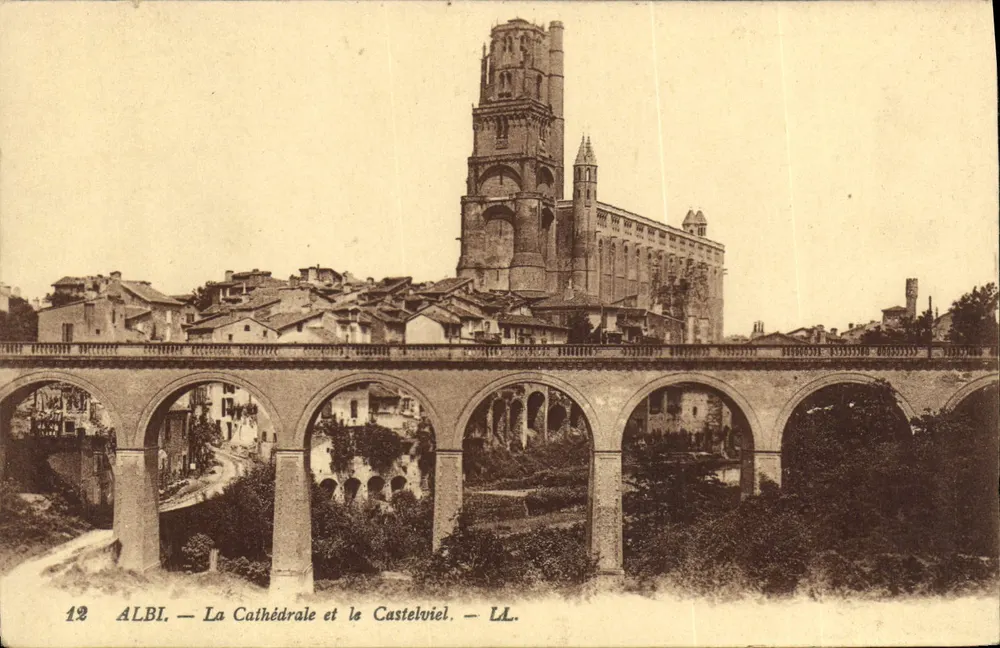 Albi — Die Kathedrale und das Castelviel — LL. - Vorderseite