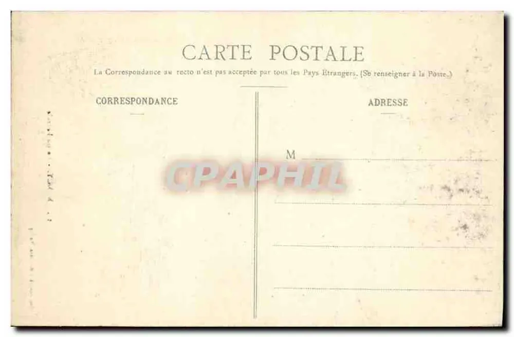 NANCY - A Catedral — Imprimeries Réunies, Nancy, n°34 - Verso