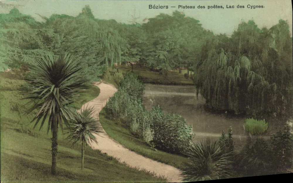 Béziers — Plateau der Dichter, See der Schwäne — Modern Galeries - Vorderseite