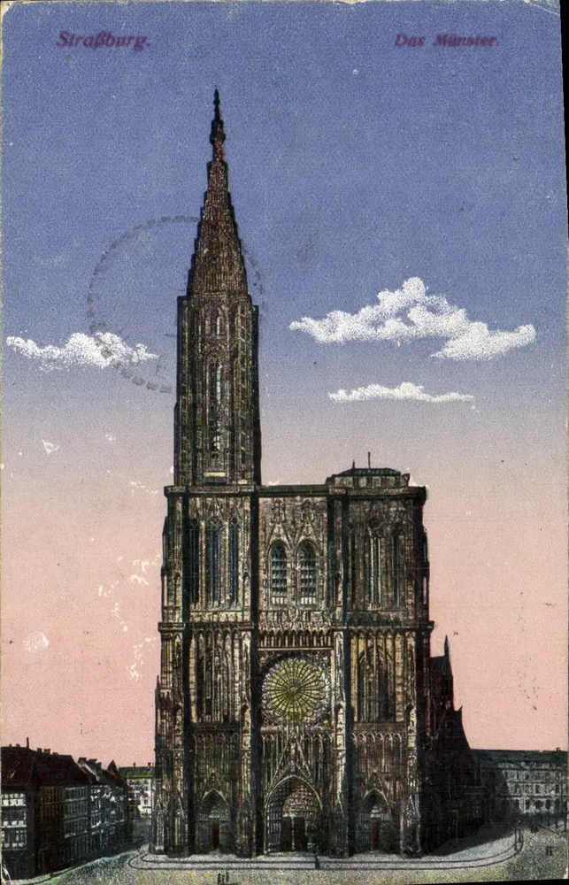 Estrasburgo — A Catedral — editor: Emil Hettmann & Cie, n° 11 - Frente
