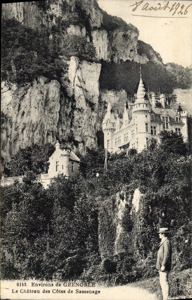 Schloss der Côtes de Sassenage — Umgebung von Grenoble — unbekannter Verlag, Nr. 0152 - Vorderseite