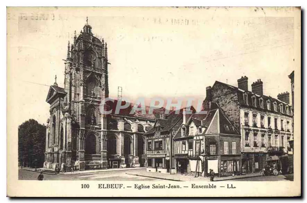 Elbeuf — Igreja de São João — Conjunto — LL. - Frente