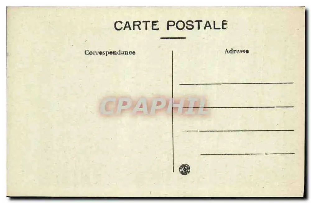 Rodez (Aveyron) — Die Kathedrale — Haupteingang — Ausgabe des Geschäfts: A la Menagère - Rückseite