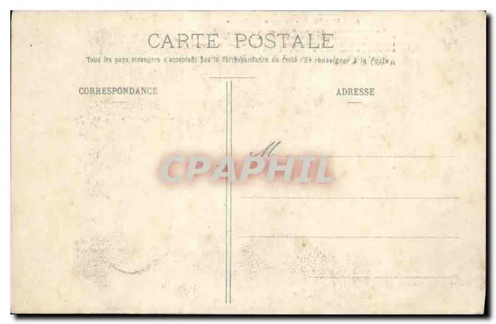 Chartres - A Porta Guillaume — Ch. Foucault, edição Dreux, n°8 - Verso