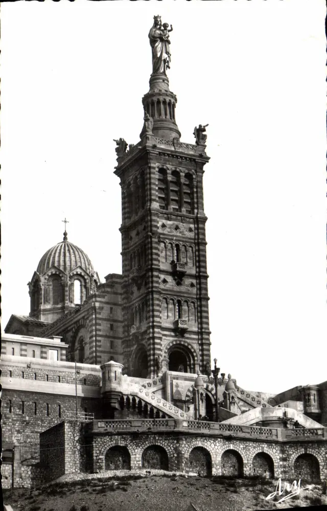 Basílica Nossa Senhora da Guarda — Marselha — editor Ary, n°481 - Frente