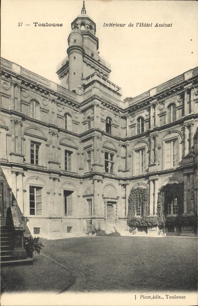 Innenraum des Hôtel Assizat — Toulouse — J. Picot, Verlag, Toulouse - Vorderseite