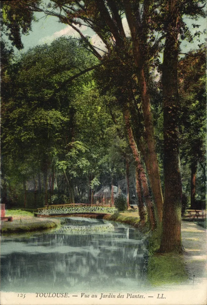 Toulouse — Ansicht des Jardins des Plantes — LL. n°125 - Vorderseite
