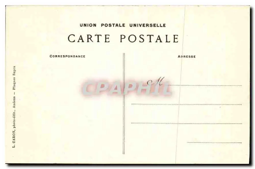 Amiens — Catedral — Antigo Testamento — L.C. n°366 - Verso