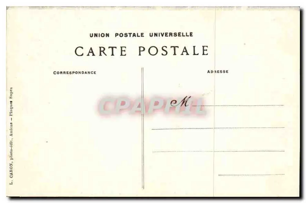 Amiens - Kathedraal - Levens van Sint-Jacques — L.C. n°365 - Achterkant