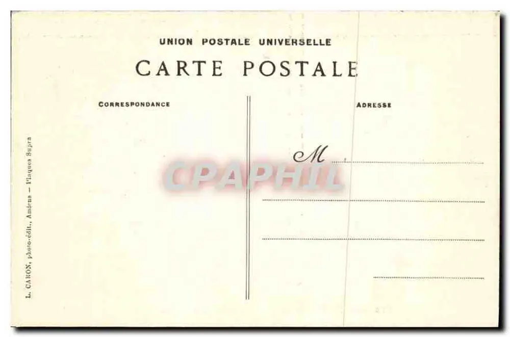 Amiens - Kathedraal - Koorbanken — L.C. n°173 - Achterkant