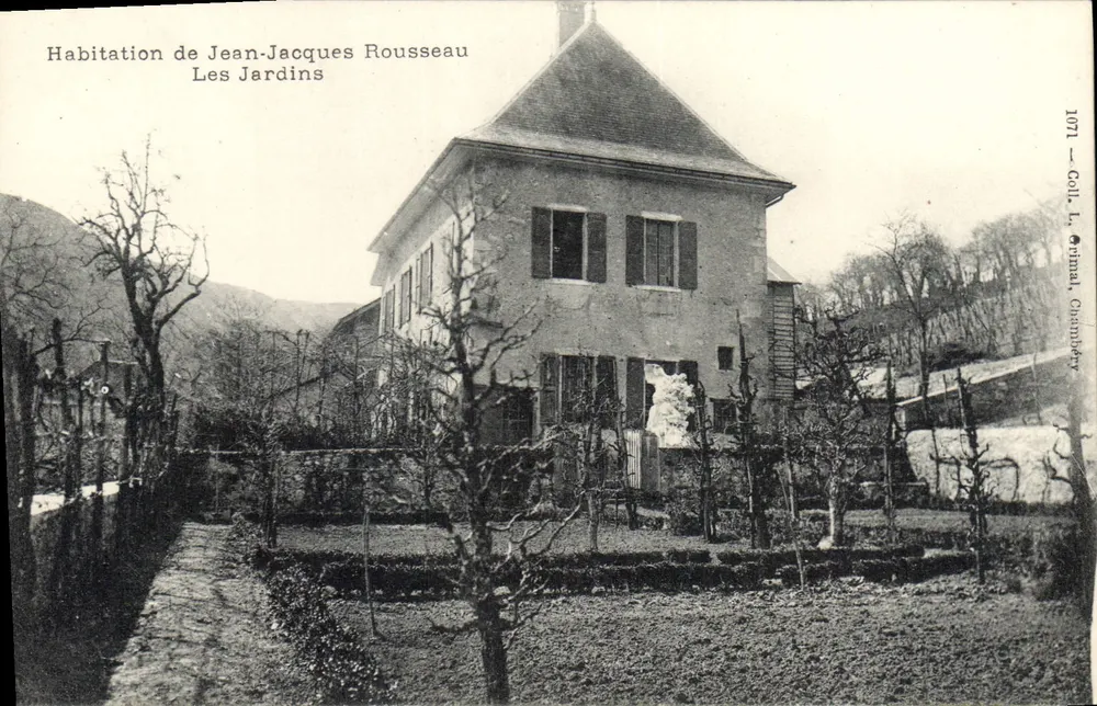 Wohnhaus von Jean-Jacques Rousseau — Les Jardins — Coll. L. Animal, Chambéry, n° 1071 - Vorderseite