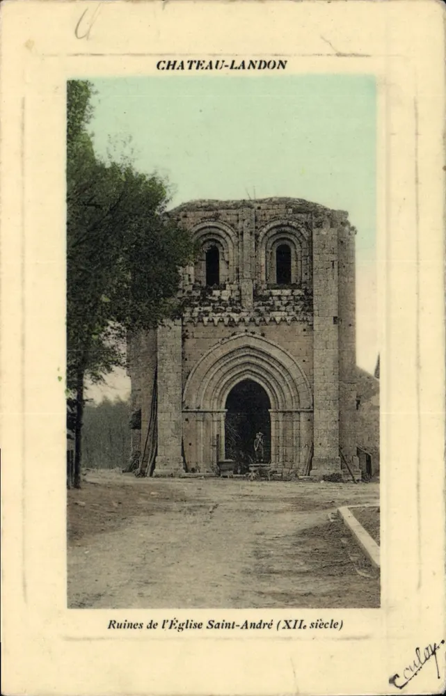 Ruinen der Kirche Saint-André — Château-Landon — Ausgabe Garreau, Tabac - Vorderseite