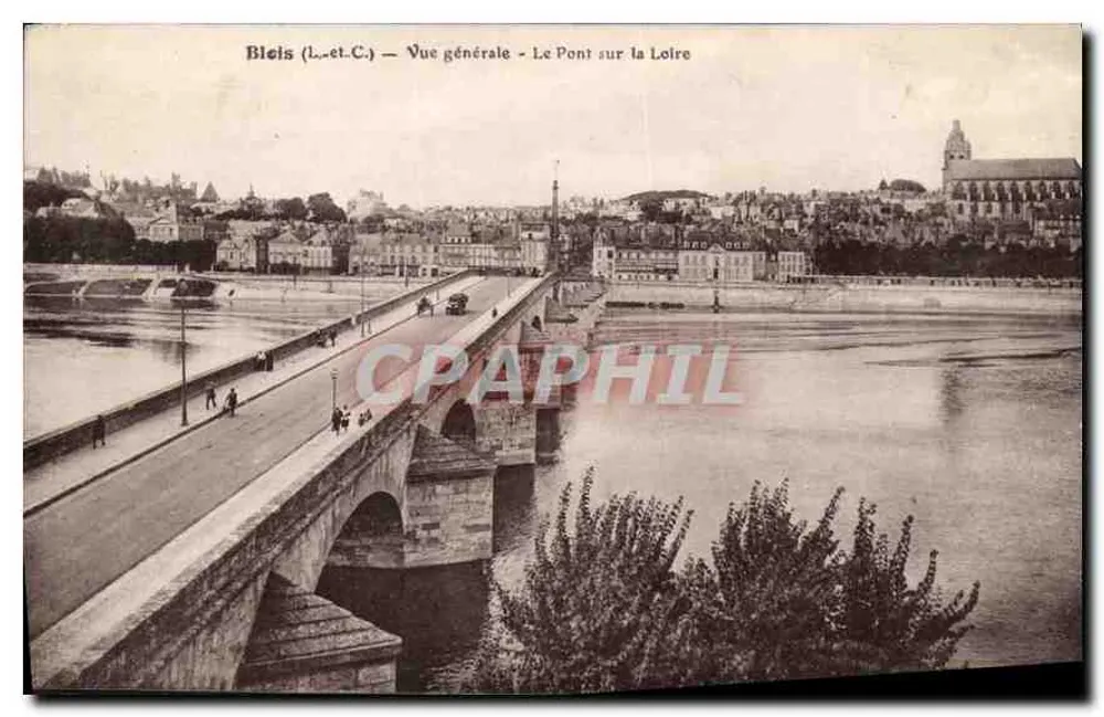 Blois (Loire-et-Loire) — Allgemeiner Blick — Die Brücke über die Loire - Vorderseite