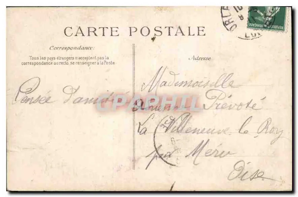 Orléans (Loiret) — Abside da Catedral — Editor não identificado, n° 332 - Verso
