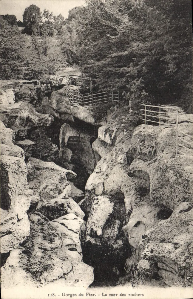 Gorges du Fier - Die Meer der Felsen — Nr. 118 - Vorderseite