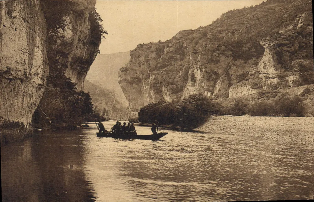 Gorges do Tarn — Entrada dos Détroits — Editor: Arts et Rhône, n°7 - Frente