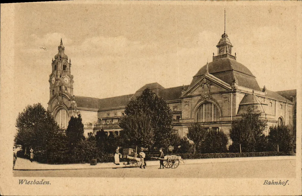 Wiesbaden — Estação — editor não identificado, n° de série 9643 - Frente