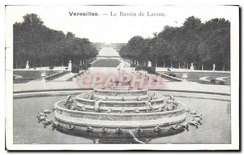 Versailles — O Bassin de Latone - Frente