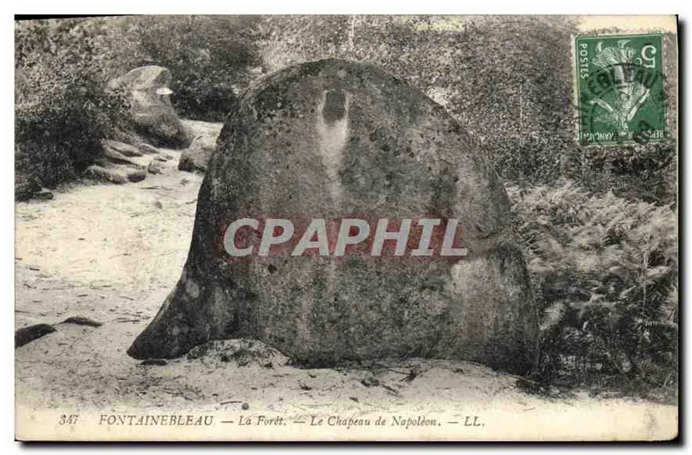 Fontainebleau — Die Forêt — Der Hut Napoleons — LL. - Vorderseite