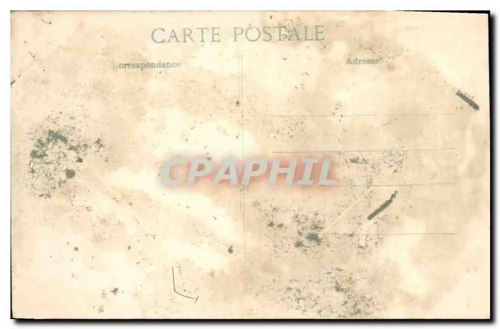 Senlis — A rua de Bellan — destruição de 1914 — editor B.P.D. - Verso