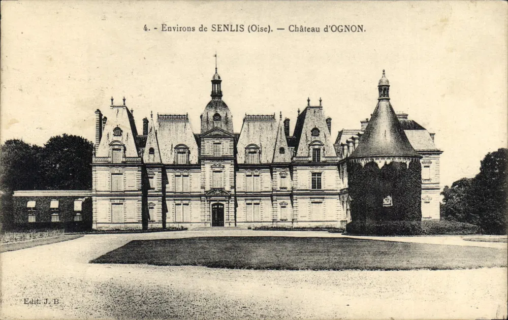Castelo de Ognon — Arredores de Senlis (Oise) — Edit. J.B. - Frente