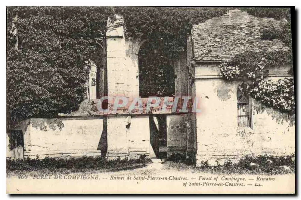 Ruínas de Saint-Pierre-en-Coustres — Floresta de Compiègne — n°800 - Frente