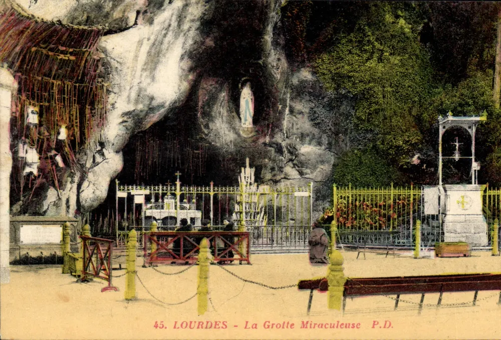Lourdes - A Gruta Milagrosa — P.D. n°45 - Frente