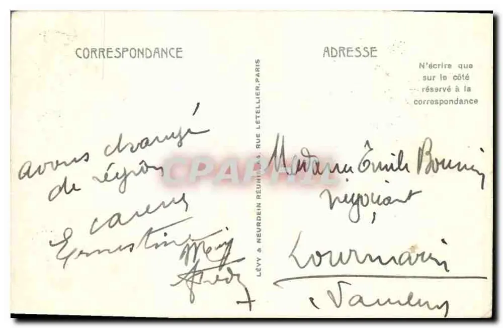 Mulher em traje savoês — Saint-Bon — editor LL - Verso