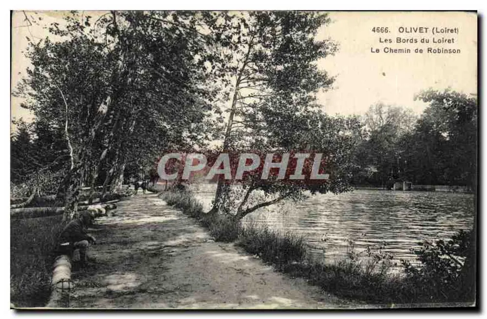 Olivet (Loiret) — Die Ufer des Loiret, der Robinson-Weg — n° 4566 - Vorderseite