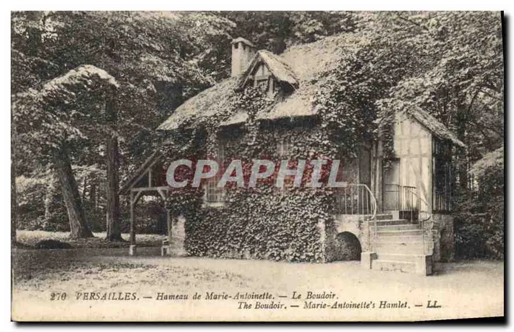 Versailles — Hameau von Marie-Antoinette — Das Boudoir - Vorderseite