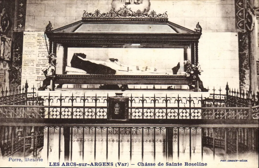 Les Arcs-sur-Argens (Var) — Reliquienschrein der heiligen Roseline — Fotografie Combier-Nâcon - Vorderseite